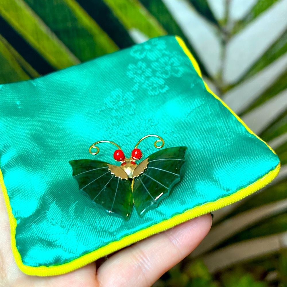 Vintage Jade Butterfly Dynasty 💚🦋